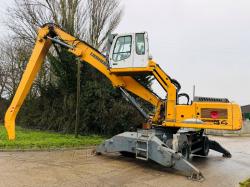 LIEBHERR A934C HIGH RISE SCRAP HANDLER*C/W SCRAP GRAB*YEAR 2013*VIDEO*