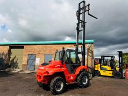 MANITOU M26-4 ROUGH TERRAIN FORKLIFT*YEAR 2018*C/W PALLET TINES*VIDEO*