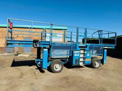 GENIE GS-3384 4X4 SCISSOR LIFT*YEAR 2010*C/W SUPPORT LEGS*VIDEO*