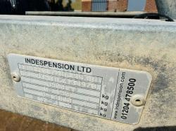 TWIN AXLE INDESPENSION TRAILER*C/W DROP DOWN RAMPS*VIDEO*