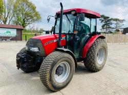 CASE JX1075C 4WD TRACTOR *ONLY 4964 HOURS* C/W FRONT WEIGHTS & AC CABIN 