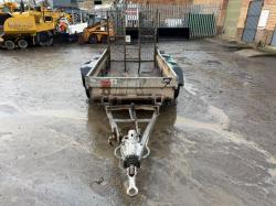 DOUBLE AXLE TRAILER*C/W DROP DOWN RAMP*VIDEO*