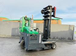 COMBILIFT C4000 GAS FORKLIFT*C/W FORK POSITIONER*VIDEO*