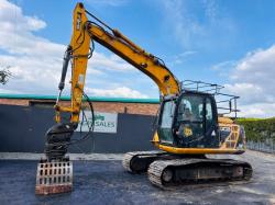 JCB JS 145LC EXCAVATOR*C/W SELECTOR GRAB*YEAR 2014*VIDEO*