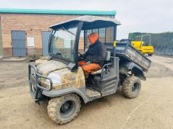 KUBOTA RTV900-EU ATV BUGGY*C/W HYDRAULIC TIP*YEAR 2013*VIDEO*