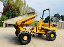 THWAITS ALLDRIVE 4WD SWIVEL TIP DUMPER C/W ROLE BAR *VIDEO*
