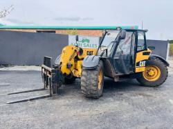 CAT TH220B TELEHANDLER *AG SPEC* C/W PALLET TINES*VIDEO*