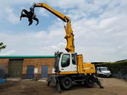 LIEBHERR 316 HRC SCRAP HANDLER*C/W ROTATING SCRAP GRAB*VIDEO*