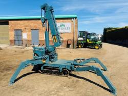 UNIKON MOBILE SPIDER CRANE*C/W SUPPORT LEGS*VIDEO*