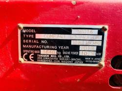 TAKEUCHI TB016 EXCAVATOR*C/W EXPANDING TRACKS*YEAR 2013*VIDEO*