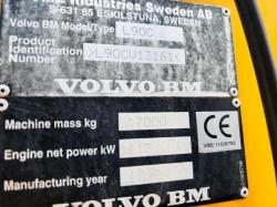  VOLVO L90C 4WD LOADING SHOVEL C/W TOE TIP BUCKET *VIDEO*