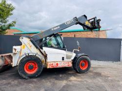 BOBCAT T3071 TELEHANDLER*C/W PALLET TINES AND BUCKET*VIDEO*