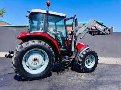 MASSEY FERGUSON 5455 FRONT LOADER TRACTOR*C/W FRONT LOADER*VIDEO*