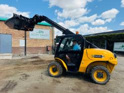 JCB 520-40 LOADALL *C/W BUCKET AND TINES*VIDEO*