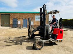 PALFINGER F3-203 ROUGH TERRAIN FORKLIFT*C/W PALLET TINES*YEAR 2013*VIDEO*