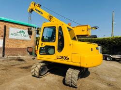 KOMATSU LC605 TRACKED CRANE*C/W RUBBER TRACKS*VIDEO*