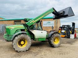 JOHN DEERE 3400 TELEHANDLER*C/W BUCKET*VIDEO*