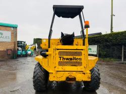 THWAITES 6000 STRAIGHT TIP DUMPER*C/W PERKINS ENGINE*VIDEO*