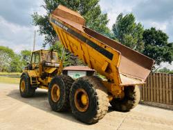 VOLVO BM A25 6X6 ARTICULATED DUMP TRUCK C/W HYDRAULIC STRAIGHT TIP 