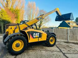 CATERPILLAR TH336 4WD TELEHANDLER * YEAR 2009 * C/W BRAND NEW BUCKET *VIDEO*