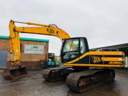 JCB JS200L EXCAVATOR*1 OWNER FROM NEW*C/W BUCKET*VIDEO*