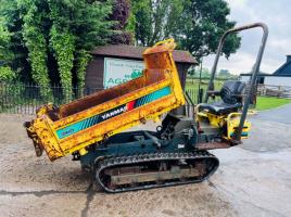 YANMAR C10R TRACKED DUMPER *849 HOURS* C/W 3 WAY TIP & ROLE BAR *VIDEO*