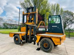 BOSS 787.15 SIDE LOADER FORKLIFT * REFURBISHED BY BOSS IN 2013 * SEE VIDEO *