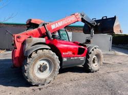 MANITOU MLT 634 TELEHANDLER *C/W BUCKET AND PALLET TINES*VIDEO*