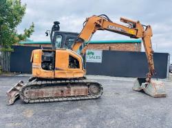 CASE CX75SR RUBBER BLOCK PAD TRACKED EXCAVATOR*C/W CLAMSHELL BUCKET*VIDEO*