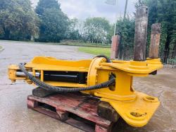 BUILTRITE HYDRAULIC ROTATING GRAB TO SUIT 30 TON EXCAVATOR *VIDEO*