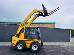 GHEL V330 HI LIFT SKIDSTEER*YEAR 2012*C/W NEW WHEELS AND TYRES & PALLET TINES*VIDEO*