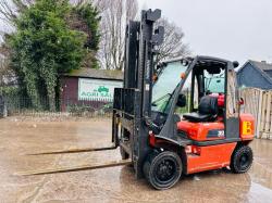 NISSAN A30PQ FORKLIFT *3 TON LIFT* C/W SIDE SHIFT & PALLET TINES *VIDEO*
