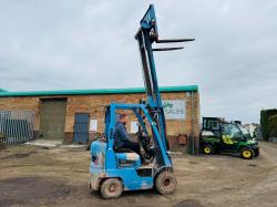 NISSAN 16 PETROL/GAS FORKLIFT*C/W SIDESHIFT*YEAR 2010*VIDEO*