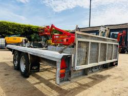 DOUBLE AXLE TILTING BED TRAILER*VIDEO*