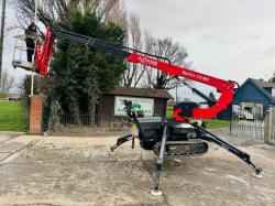 PLATFORM SPIDER 1380 TRACKED MAN LIFT *YEAR 2016* C/W TWIN AXLE PLANT TRAILER *VIDEO*