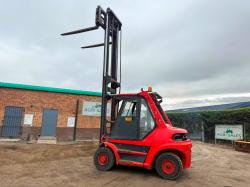 LINDE H70D FORKLIFT*C/W FORK POSITIONER*VIDEO*