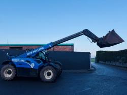 NEW HOLLAND LM7.42 TELEHANDLER*C/W PALLET TINES & BUCKET*YEAR 2017*VIDEO*