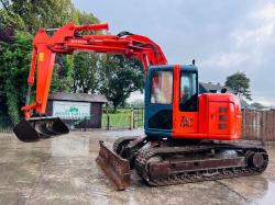 HITACHI ZAXIS 135UR TRACKED EXCAVATOR C/W FRONT BLADE *VIDEO*
