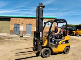 CATERPILLAR GP18N FORKLIFT*C/W PALLET TINES*VIDEO*