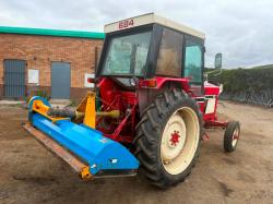 CASE INTERNATIONAL 684 TRACTOR*C/W MOWER*VIDEO*