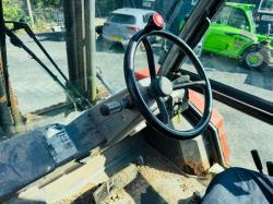 MANITOU M26-4 3 STAGE MASTED FORKLIFT*C/W PALLET TINES*VIDEO*