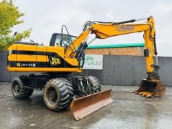 JCB JS145 WHEELED EXCAVATOR*C/W BUCKET*VIDEO*