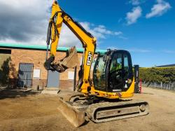 JCB 8085 ZTS EXCAVATOR*C/W BUCKET*YEAR 2012*VIDEO*