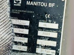 MANITOU MLT 526T TELEHANDLER*C/W BUCKET AND TINES*VIDEO*