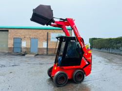 MANITOU 850R SKIDSTEER*C/W BUCKET*ONLY 640 HOURS*YEAR 2022*VIDEO*