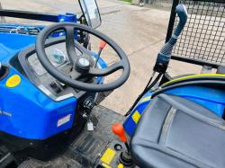 SONALIKA T2A 4WD TRACTOR *ONLY 26 HOURS* C/W LOADER, BUCKET & FLAIL CUTTER *VIDEO*