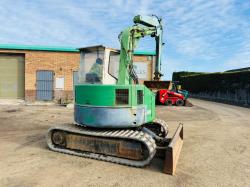MITSUBISHI MX55 RUBBER TRACKED EXCAVATOR*C/W OFFSET BOOM*VIDEO*