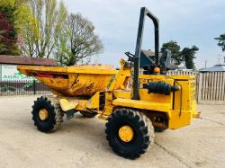 THWAITS ALLDRIVE 4WD SWIVEL TIP DUMPER C/W ROLE BAR *VIDEO*