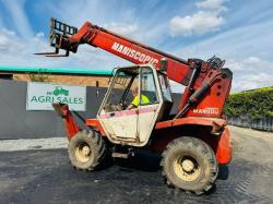 MANITOU MT1230 SCP TELEHANDLER*C/W JACK LEGS AND PALLEET TINES*VIDEO*
