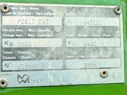 MERLO P28.7 EVT TELEHANDLER*AGE SPEC*C/W PALLET TINES*VIDEO*